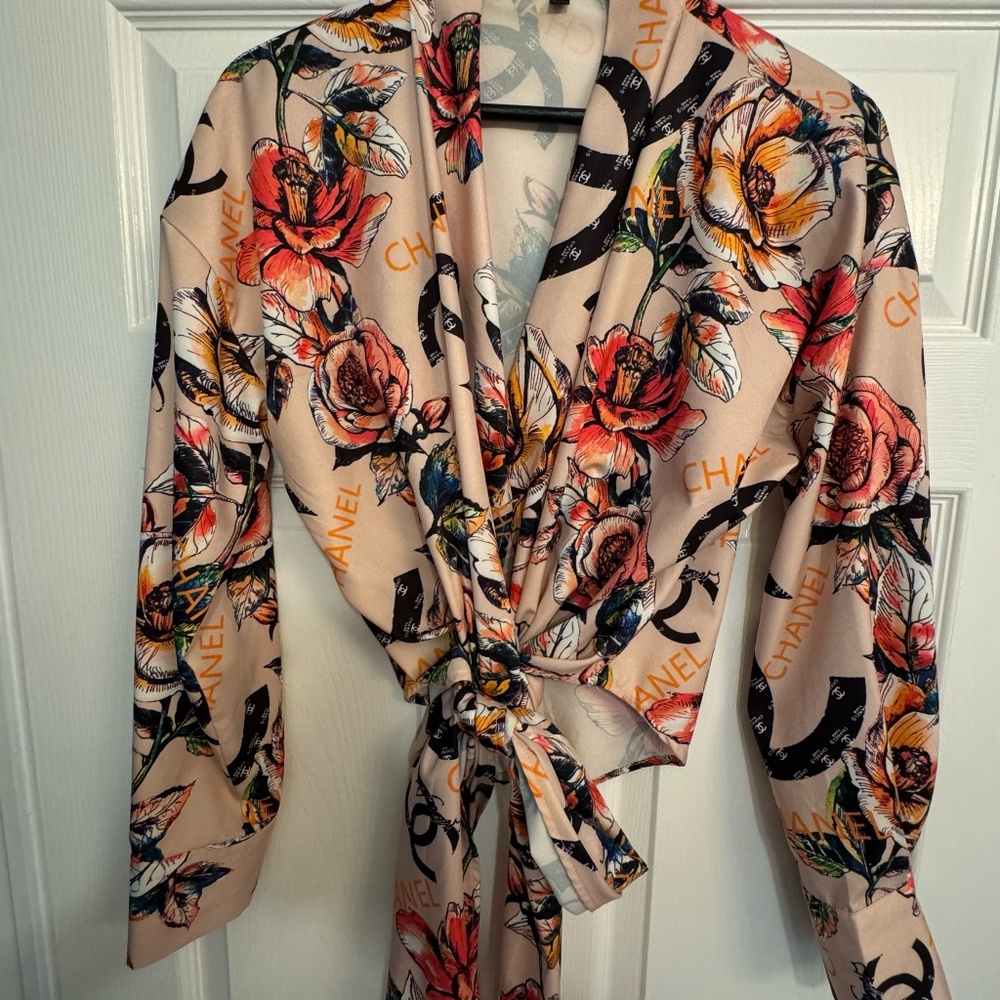 Chanel Print Blouse